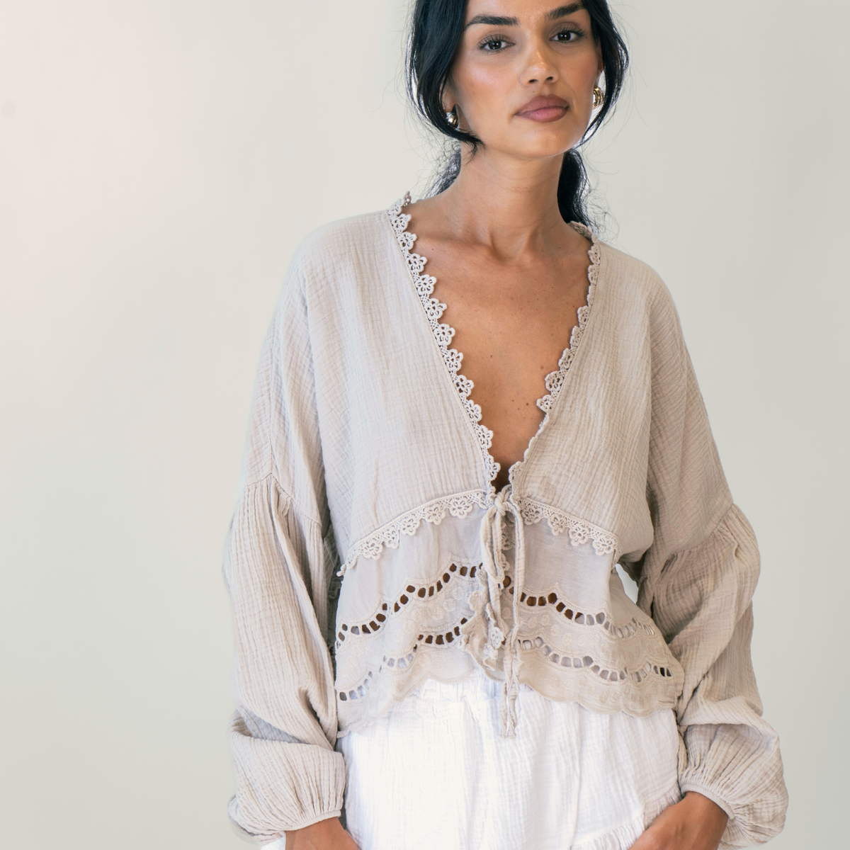 Blouse Boho en mousseline