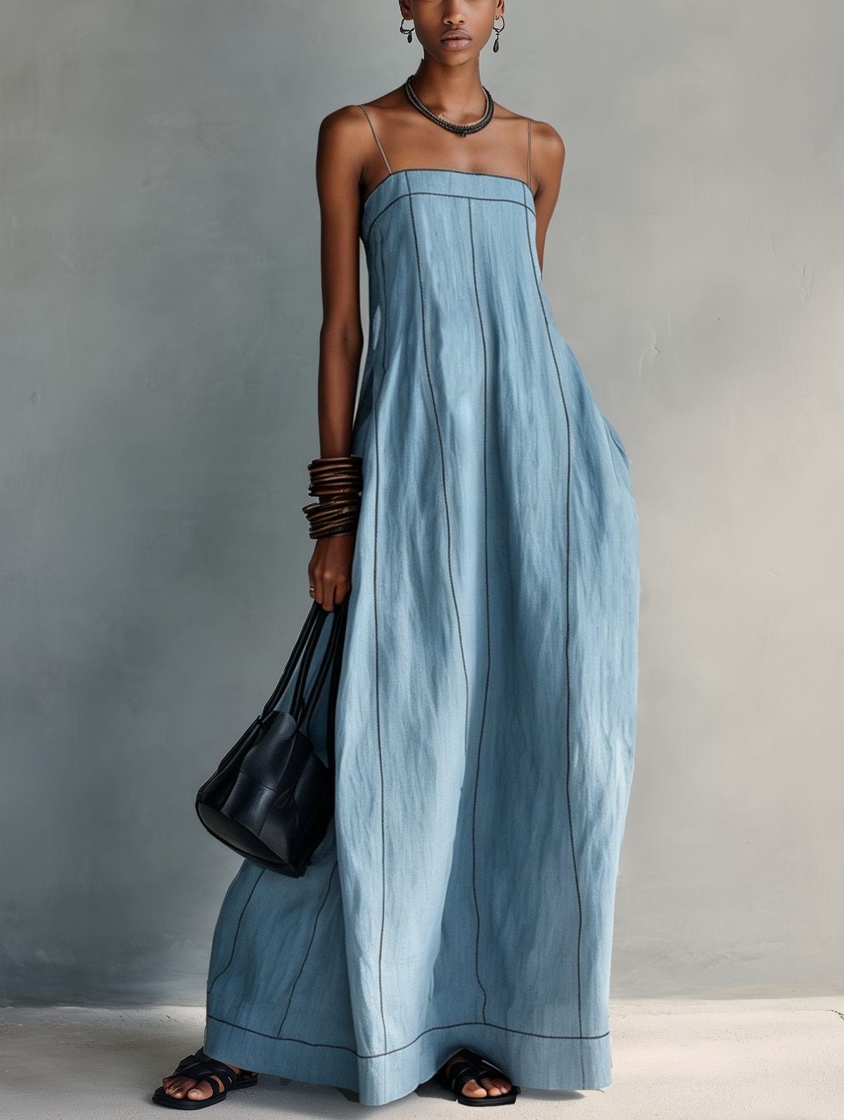 Garance  Robe Riviera à rayures élégantes