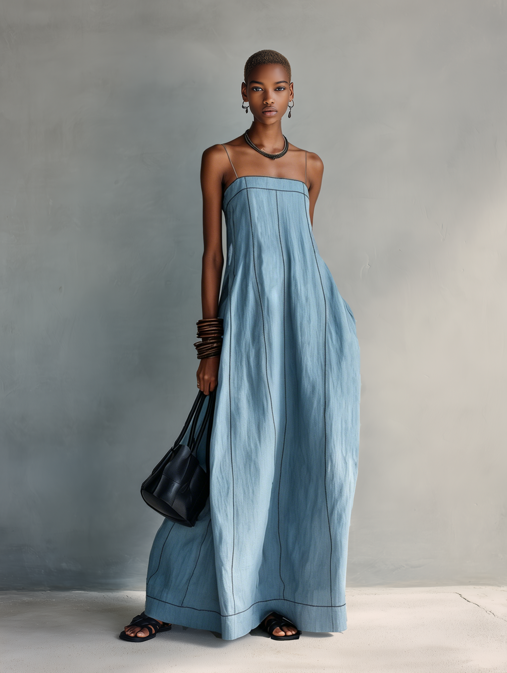 Garance  Robe Riviera à rayures élégantes