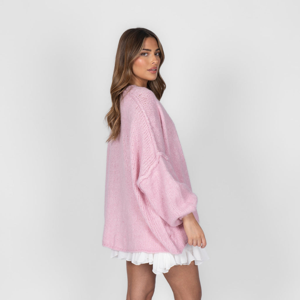 Cardigan décontracté oversize