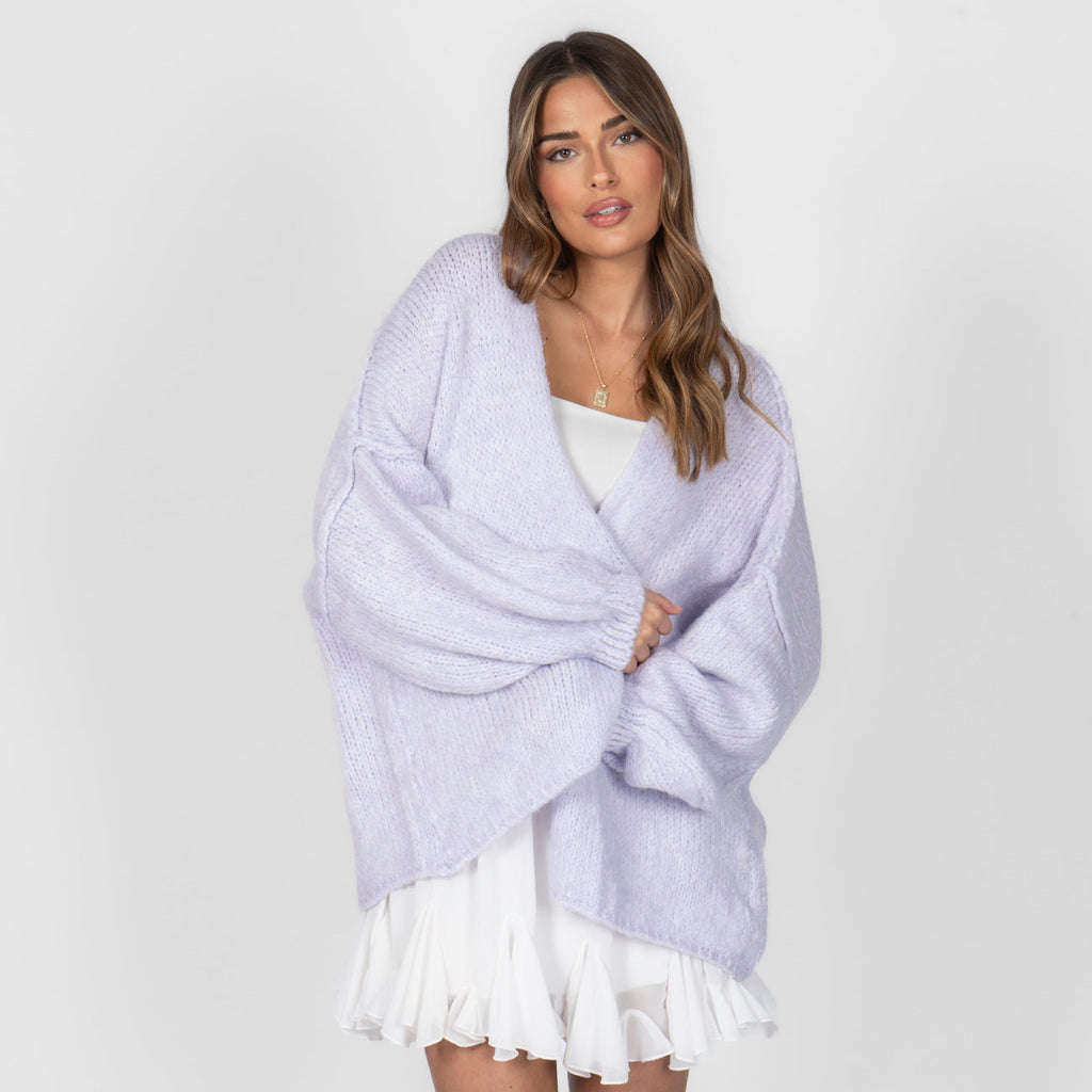 Cardigan décontracté oversize