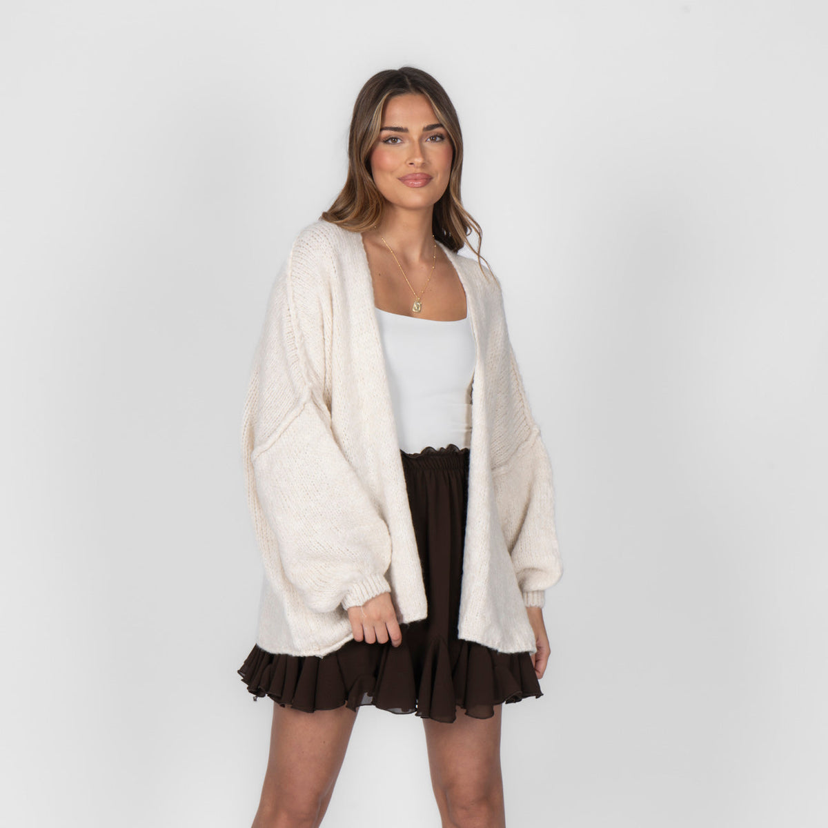 Cardigan décontracté oversize