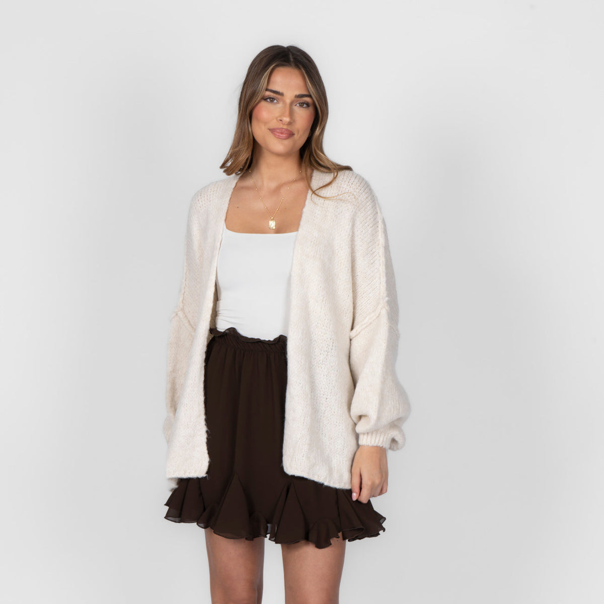 Cardigan décontracté oversize