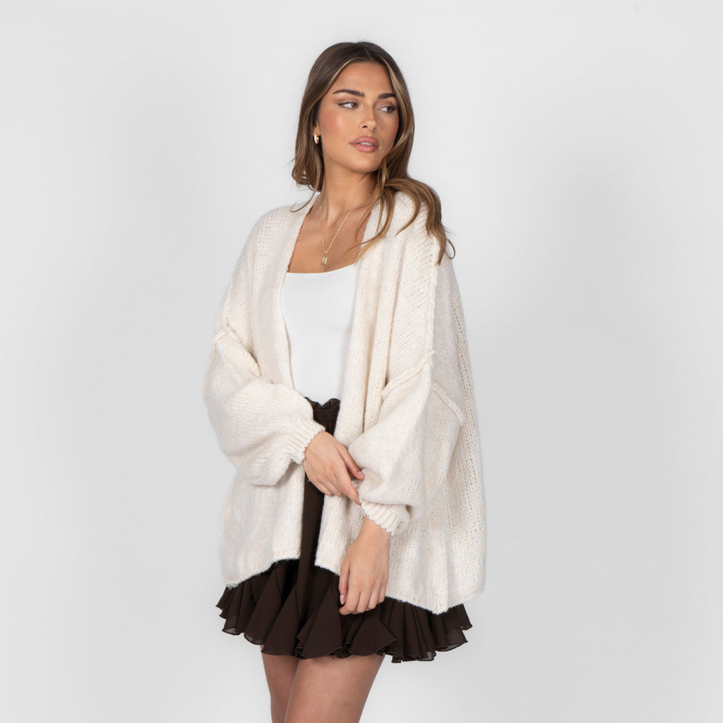Cardigan décontracté oversize