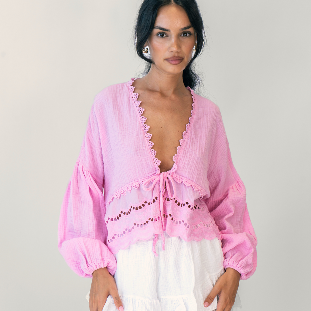 Blouse Boho en mousseline
