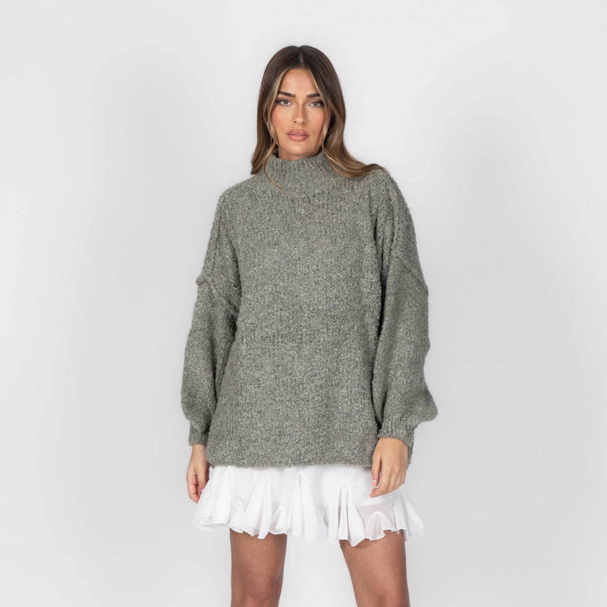 Bouclé Oversize Pullover "CasualCozy"