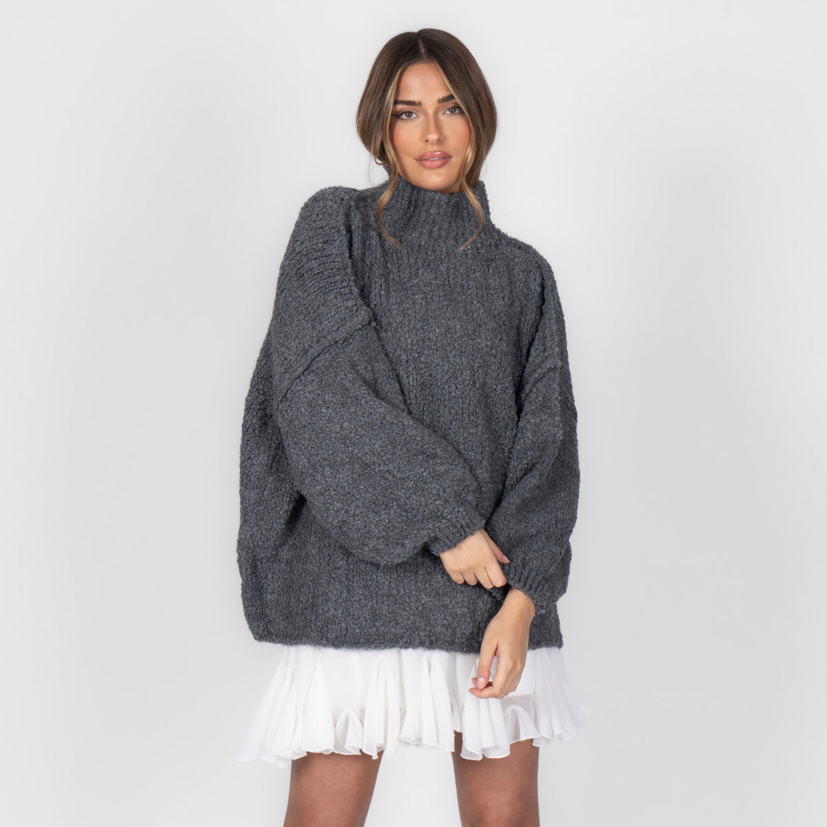 Bouclé Oversize Pullover "CasualCozy"