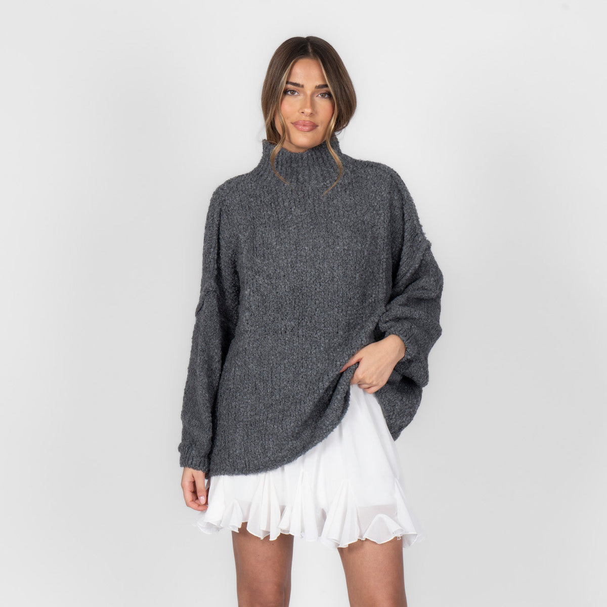 Bouclé Oversize Pullover "CasualCozy"