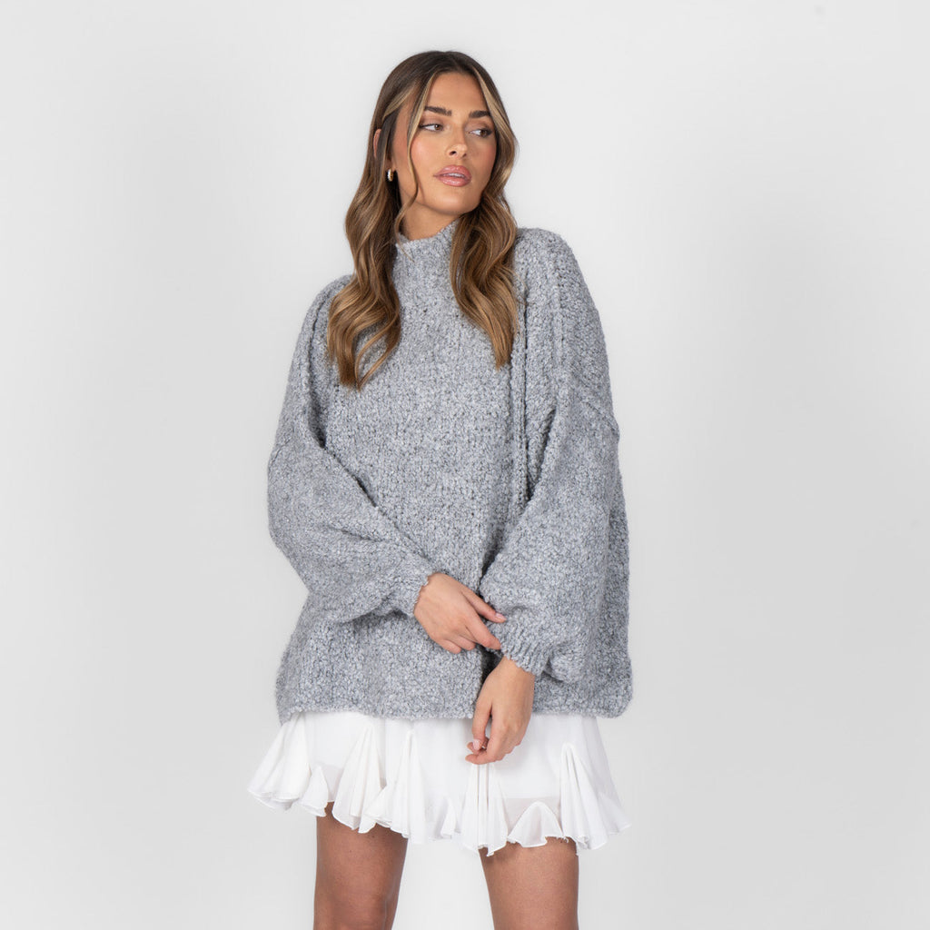 Bouclé Oversize Pullover "CasualCozy"
