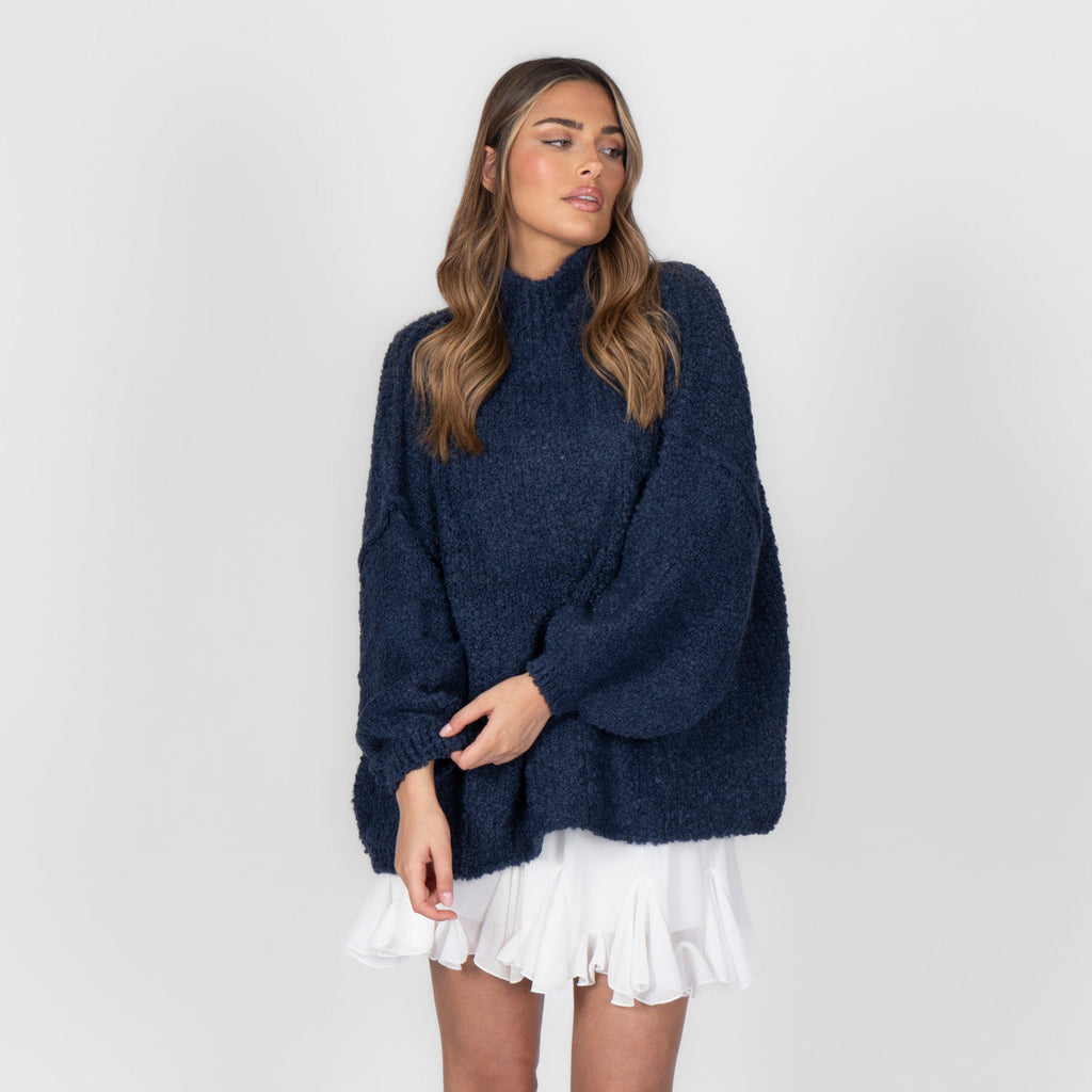 Bouclé Oversize Pullover "CasualCozy"