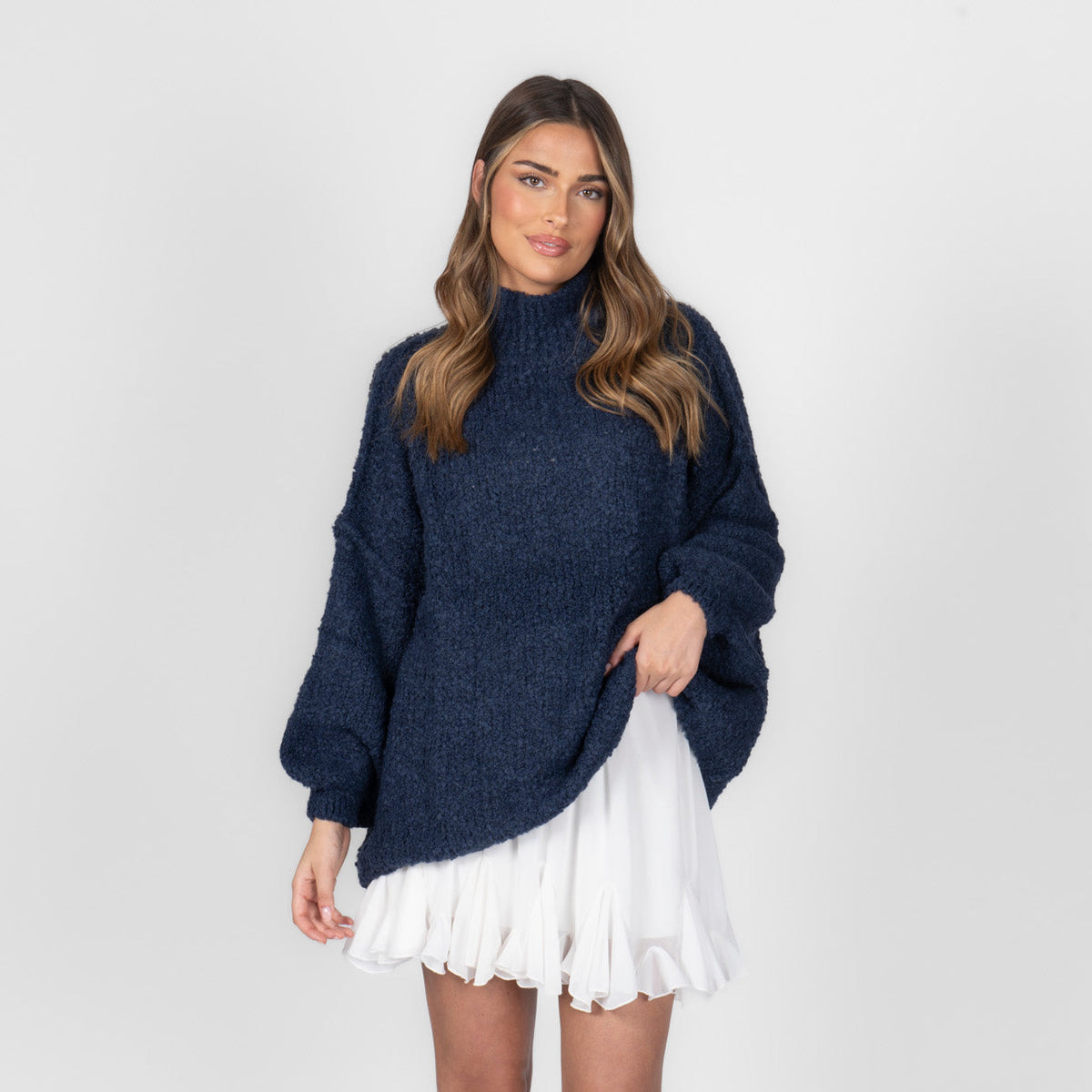 Bouclé Oversize Pullover "CasualCozy"