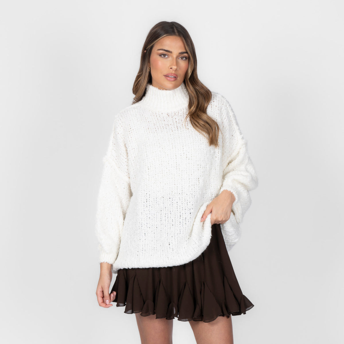 Bouclé Oversize Pullover "CasualCozy"