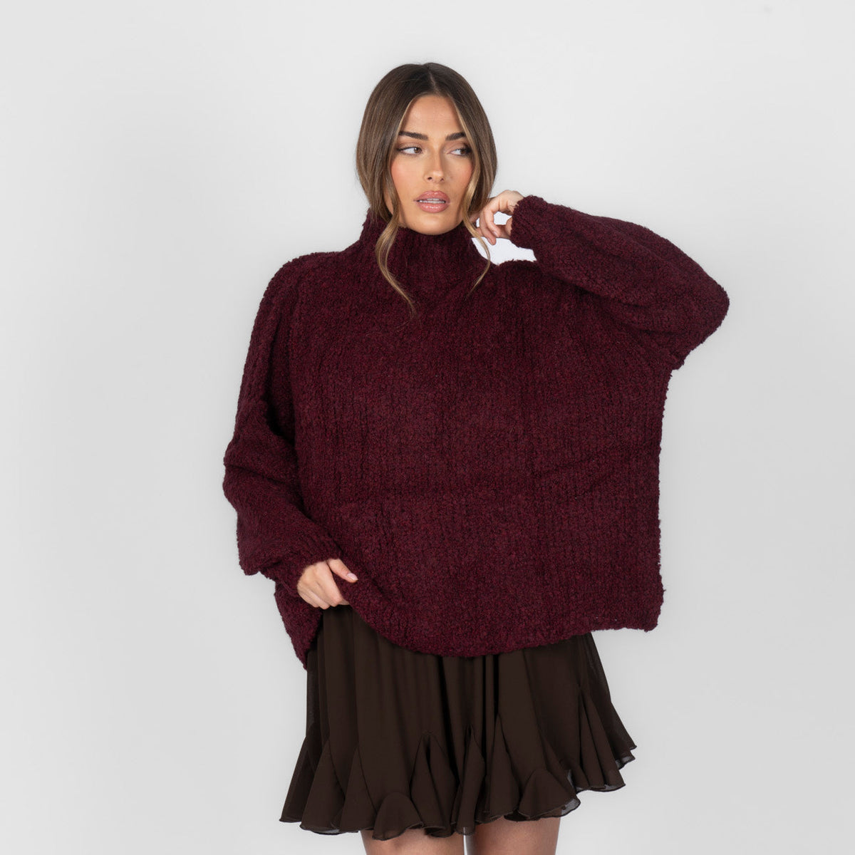 Bouclé Oversize Pullover "CasualCozy"