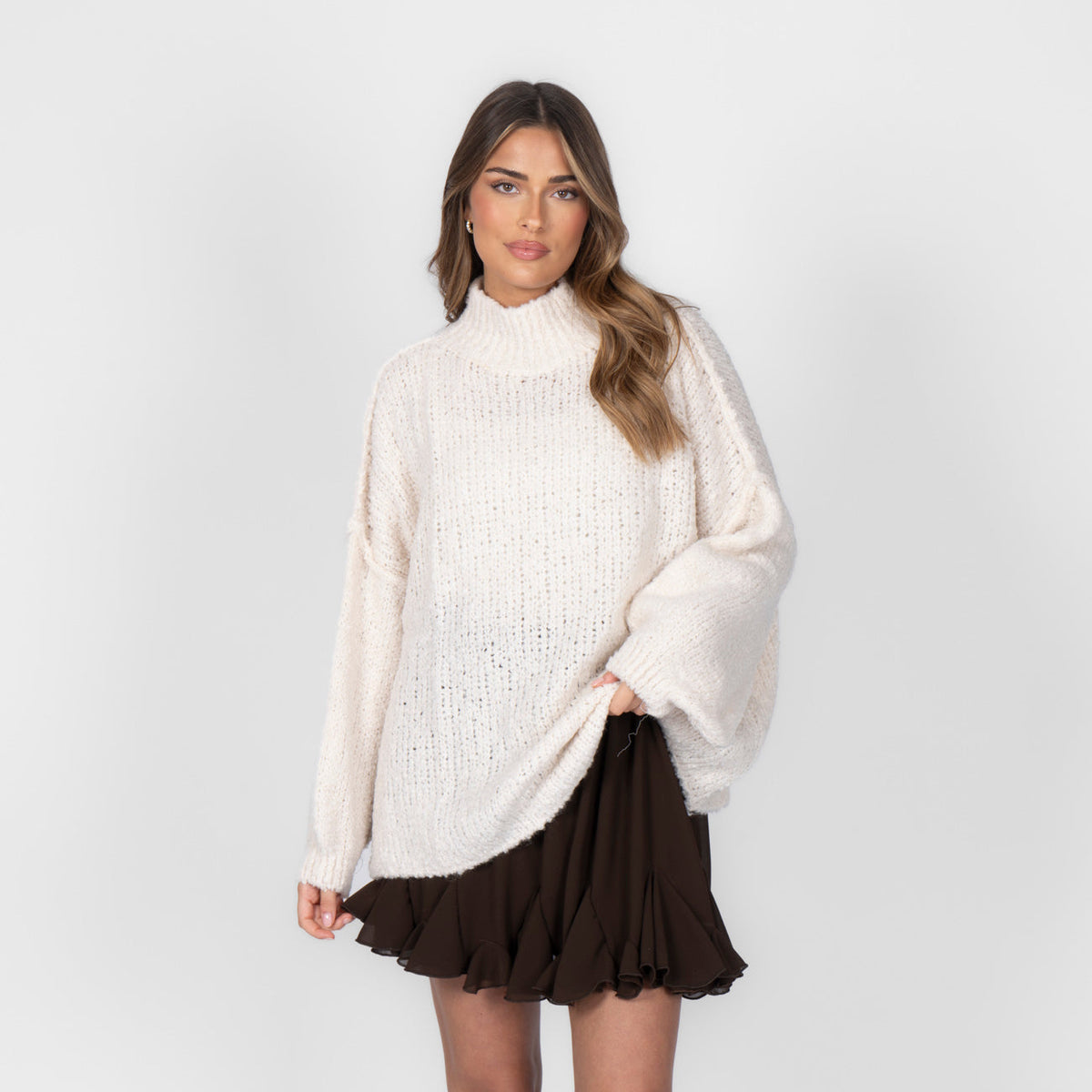 Bouclé Oversize Pullover "CasualCozy"