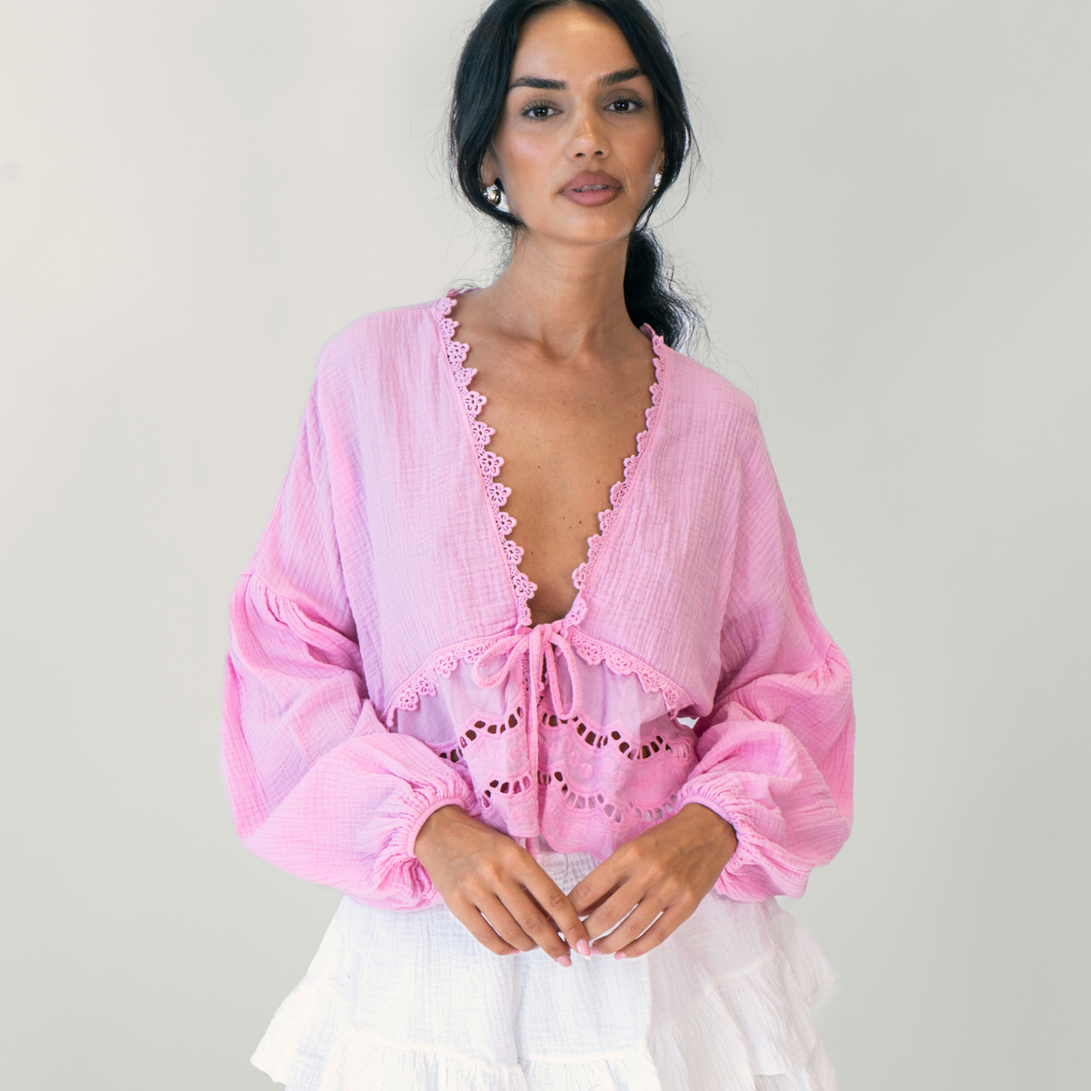 Blouse Boho en mousseline