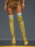 Bottes scintillantes à strass Euridice