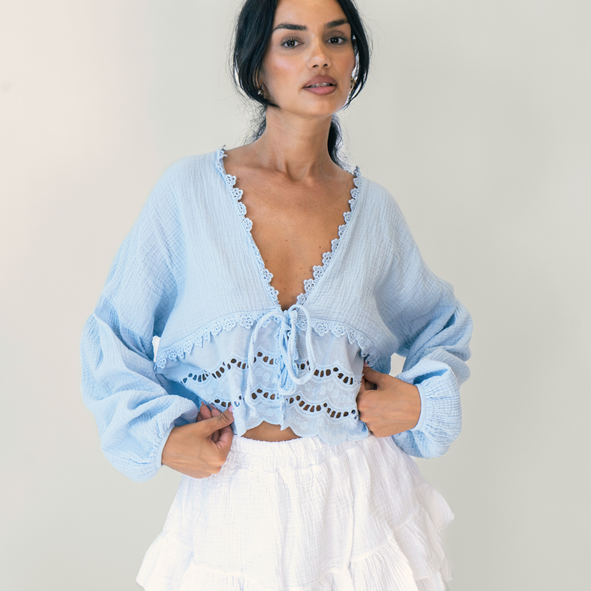 Blouse Boho en mousseline