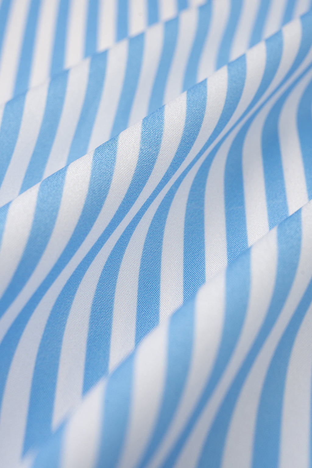 Delphine - Robe longue à col licou aux rayures printanières