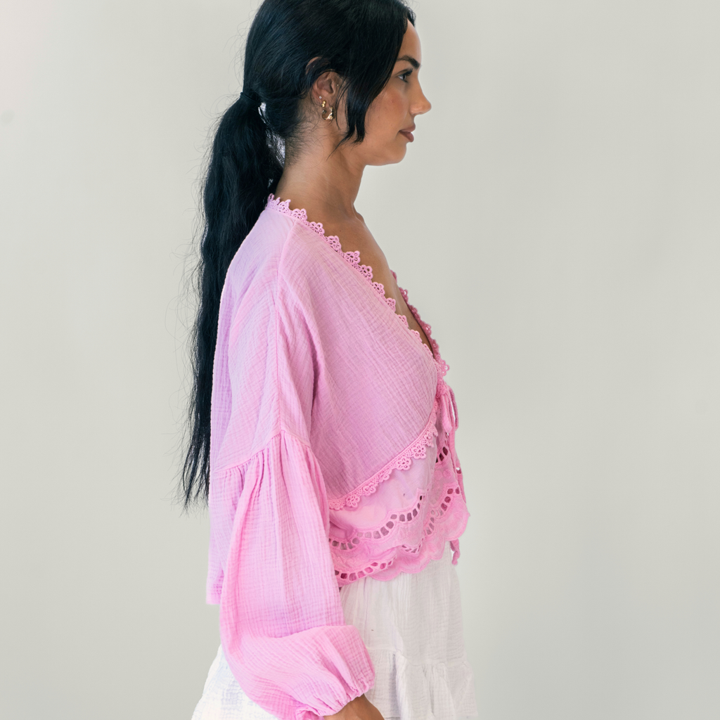 Blouse Boho en mousseline