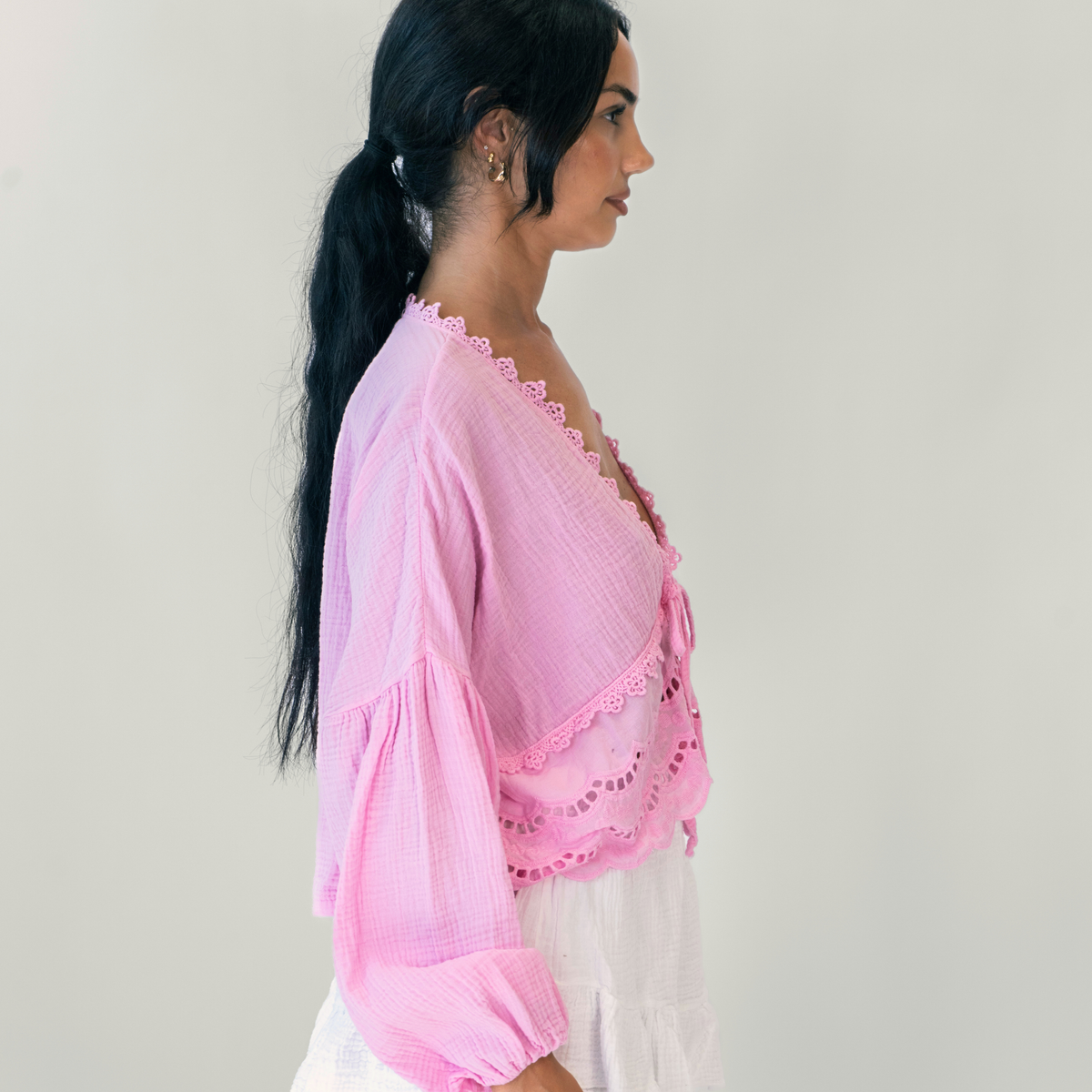 Blouse Boho en mousseline