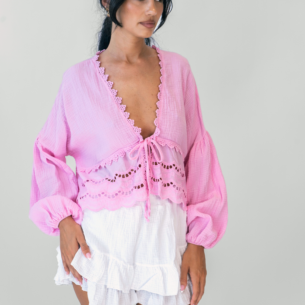 Blouse Boho en mousseline