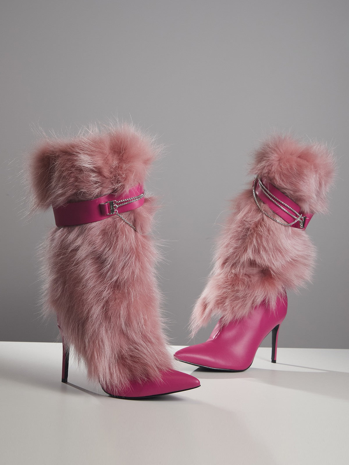 Bottes d’hiver douillettes en fausse fourrure Bahar