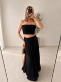 Jupe maxi Boho en mousseline
