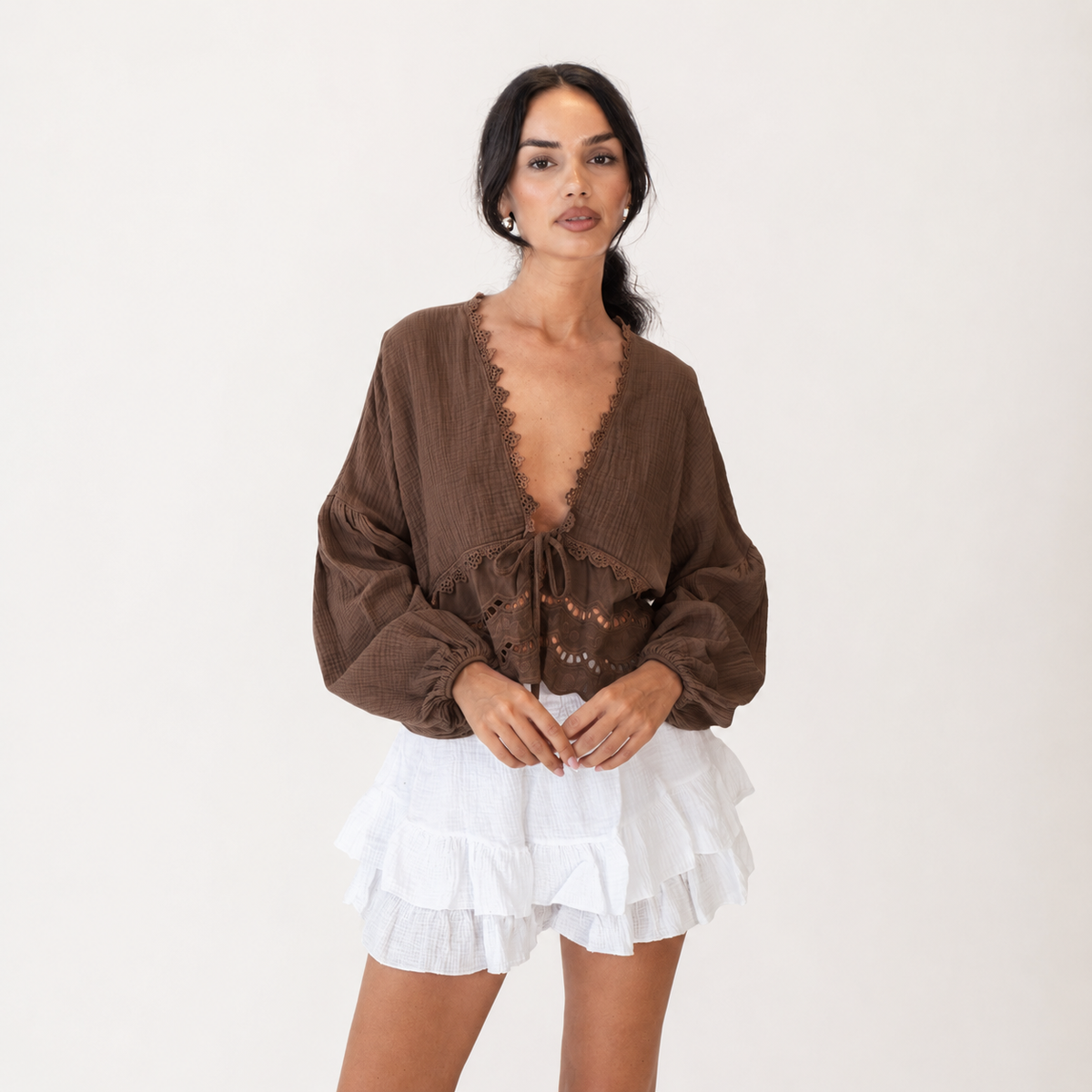 Blouse Boho en mousseline