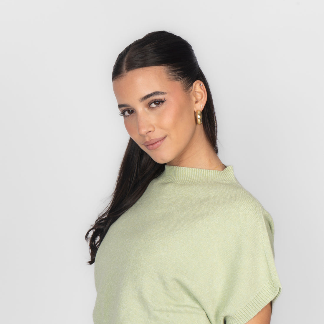Top en maille sans manches