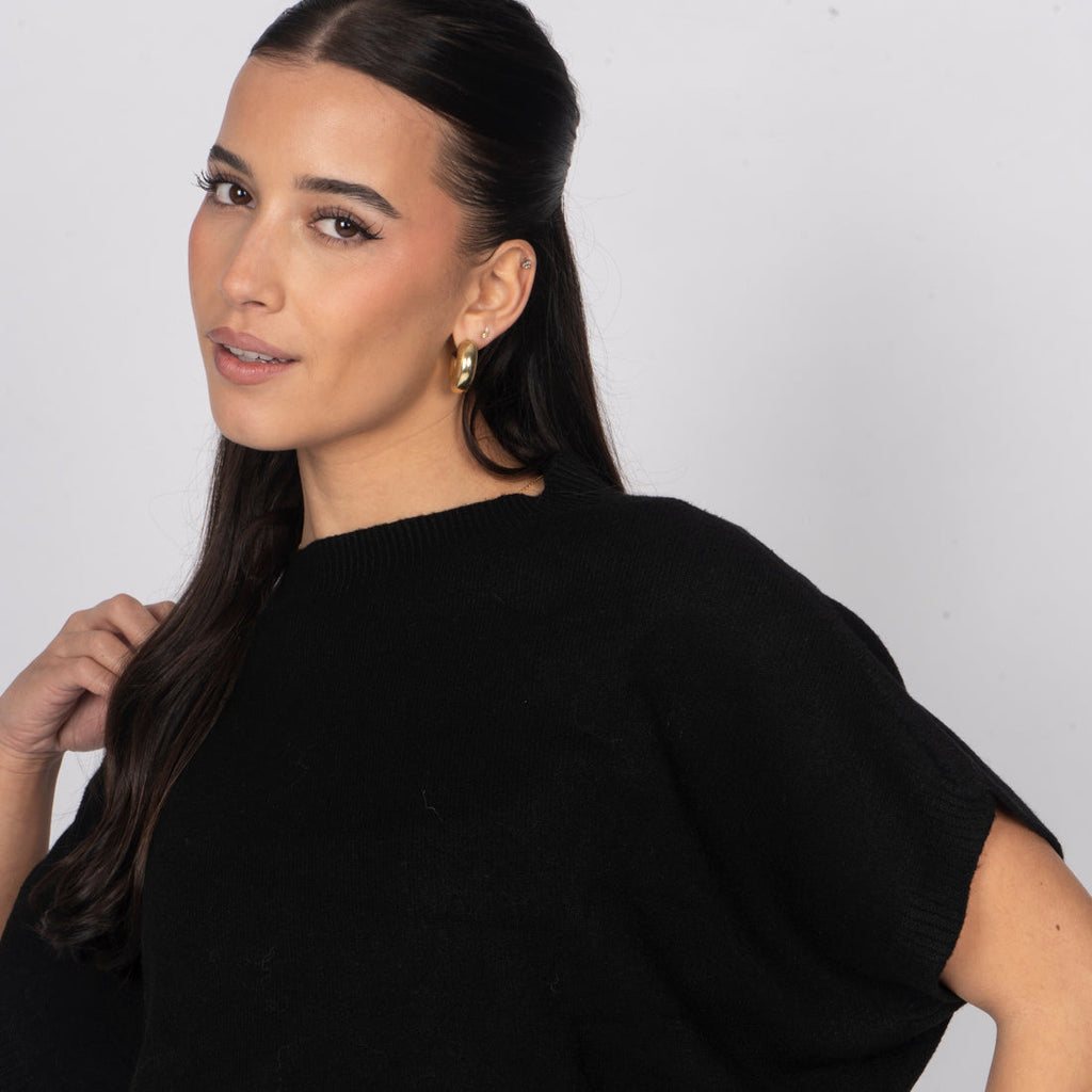 Top en maille sans manches