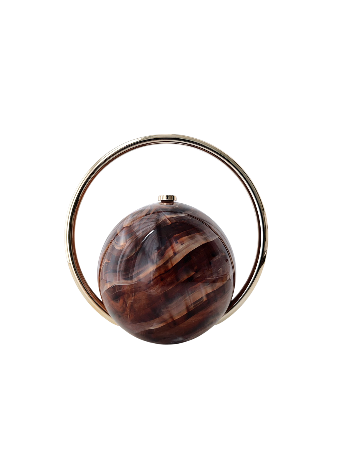 Exoryxa Sac rond élégant effet marbre