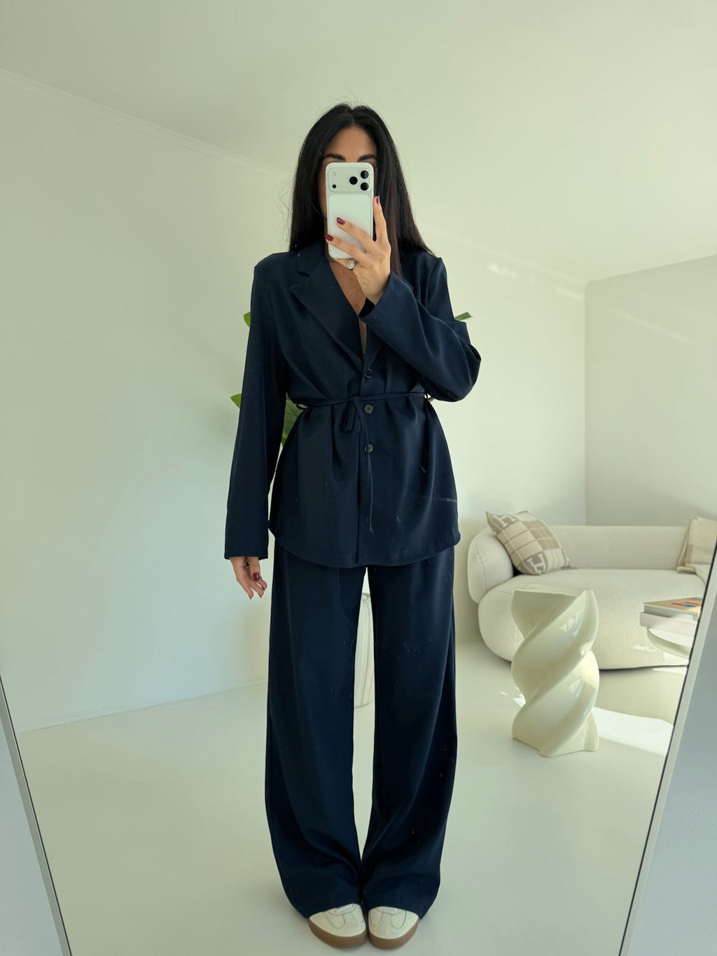 Ensemble coordonné élégant Marly Navy