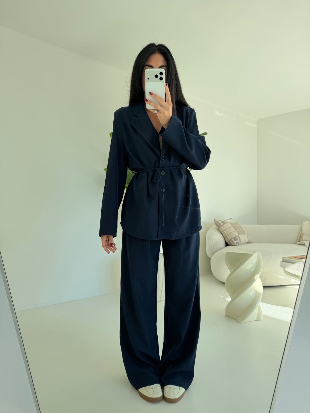 Ensemble coordonné élégant Marly Navy