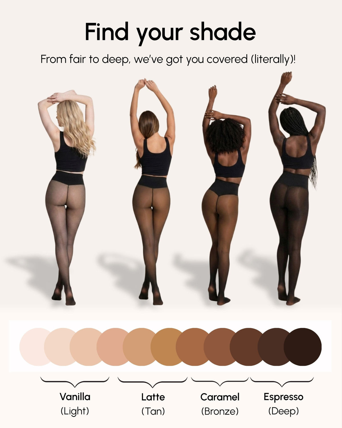 Collants effet transparent doublés en polaire pour un style douillet et sans effort