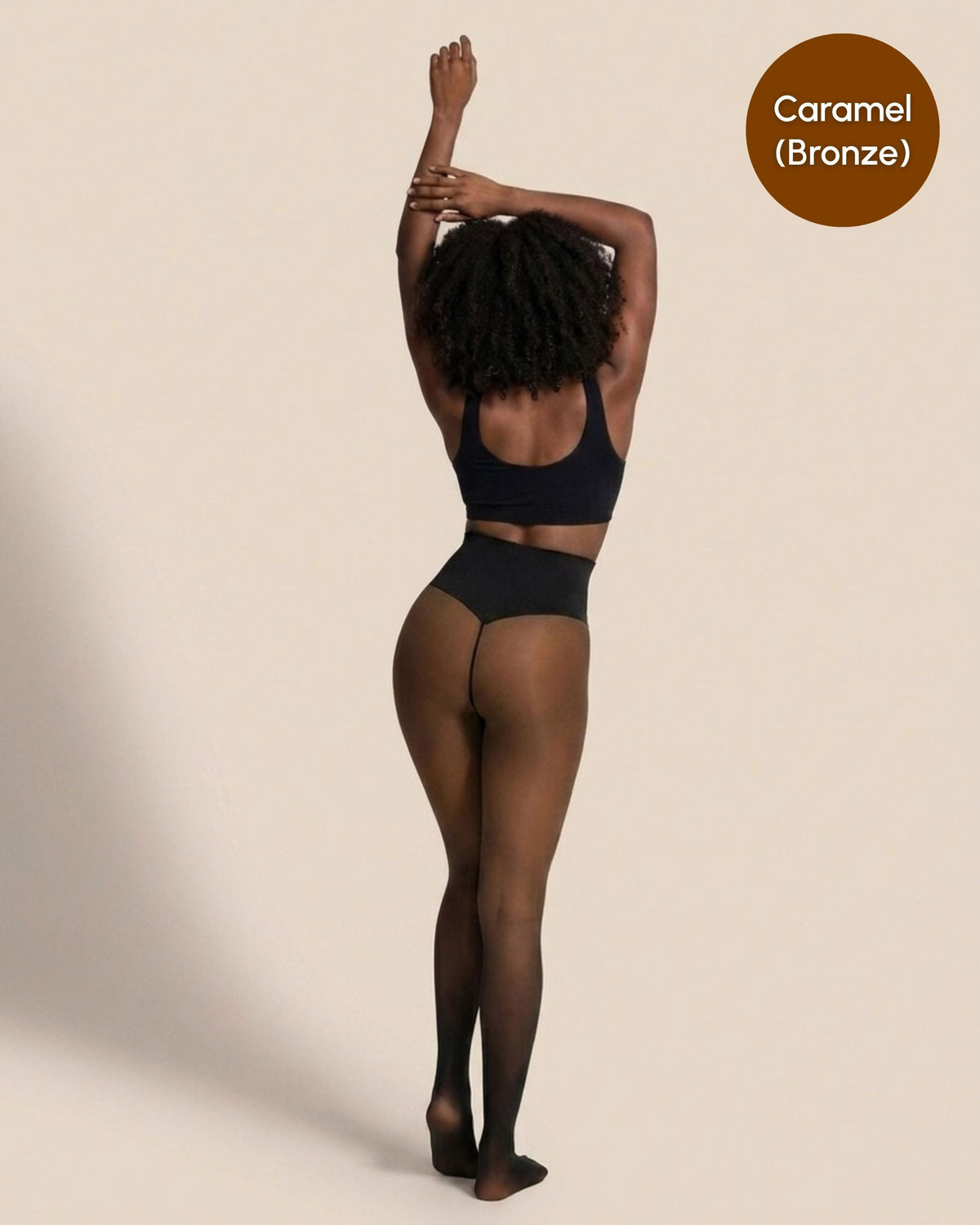 Collants effet transparent doublés en polaire pour un style douillet et sans effort