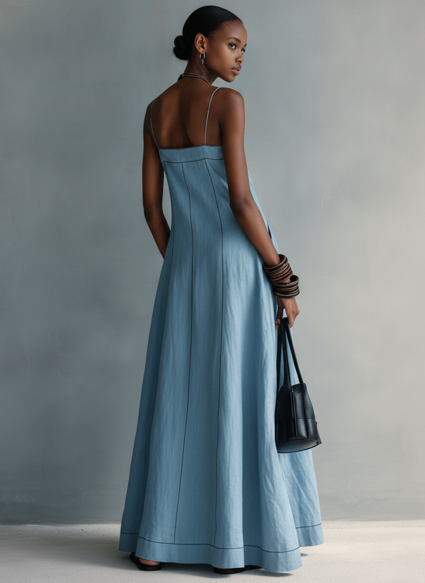 Garance  Robe Riviera à rayures élégantes