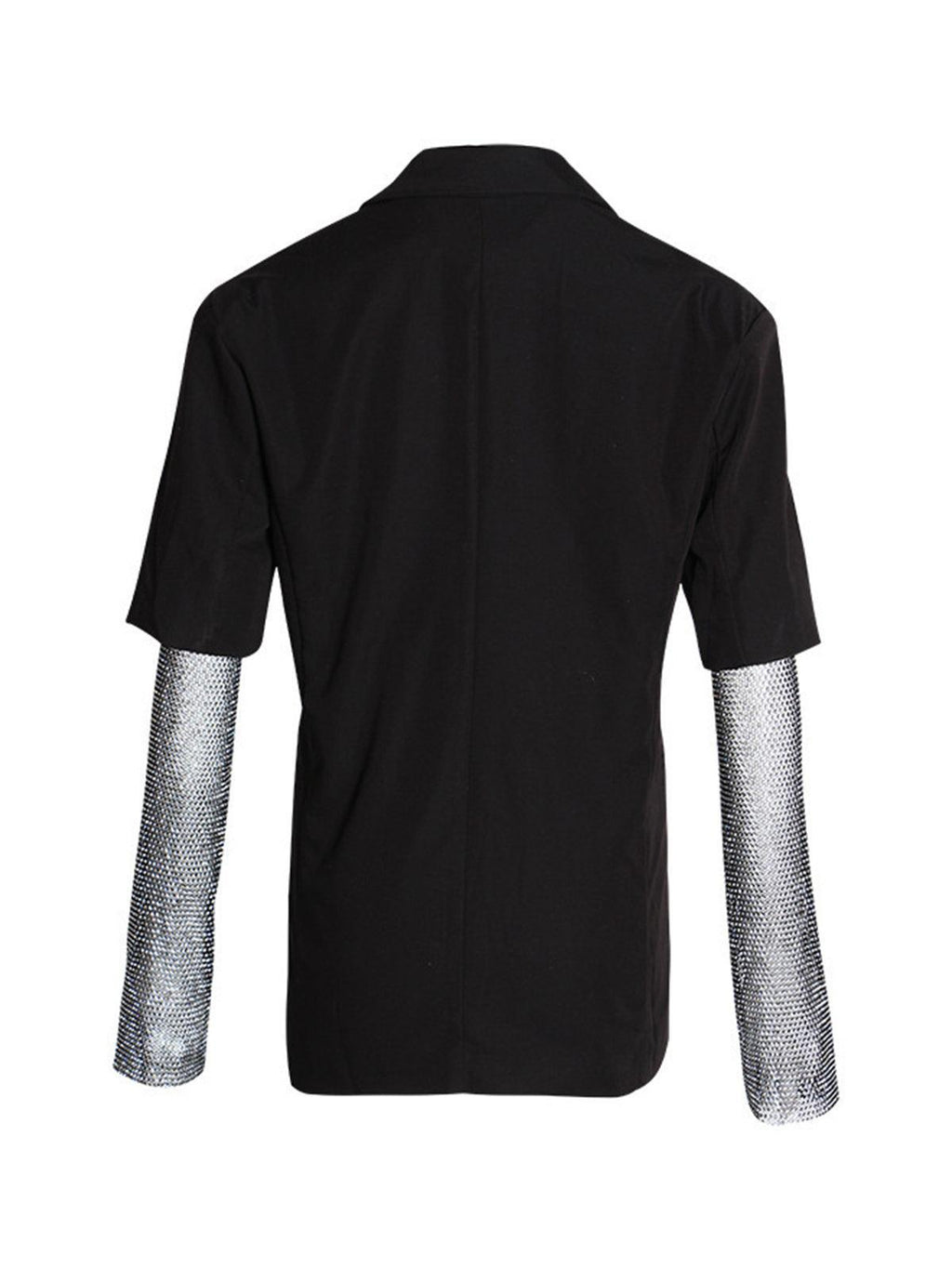 Blazer élégant Odelia en mesh à manches longues