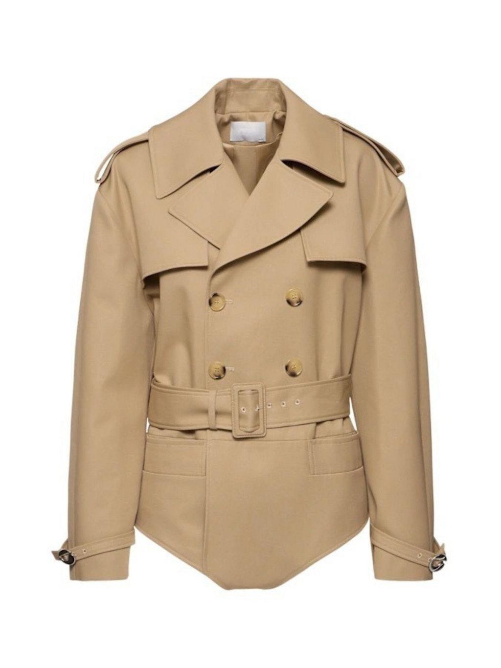Trench-coat élégant Pacari à col à revers