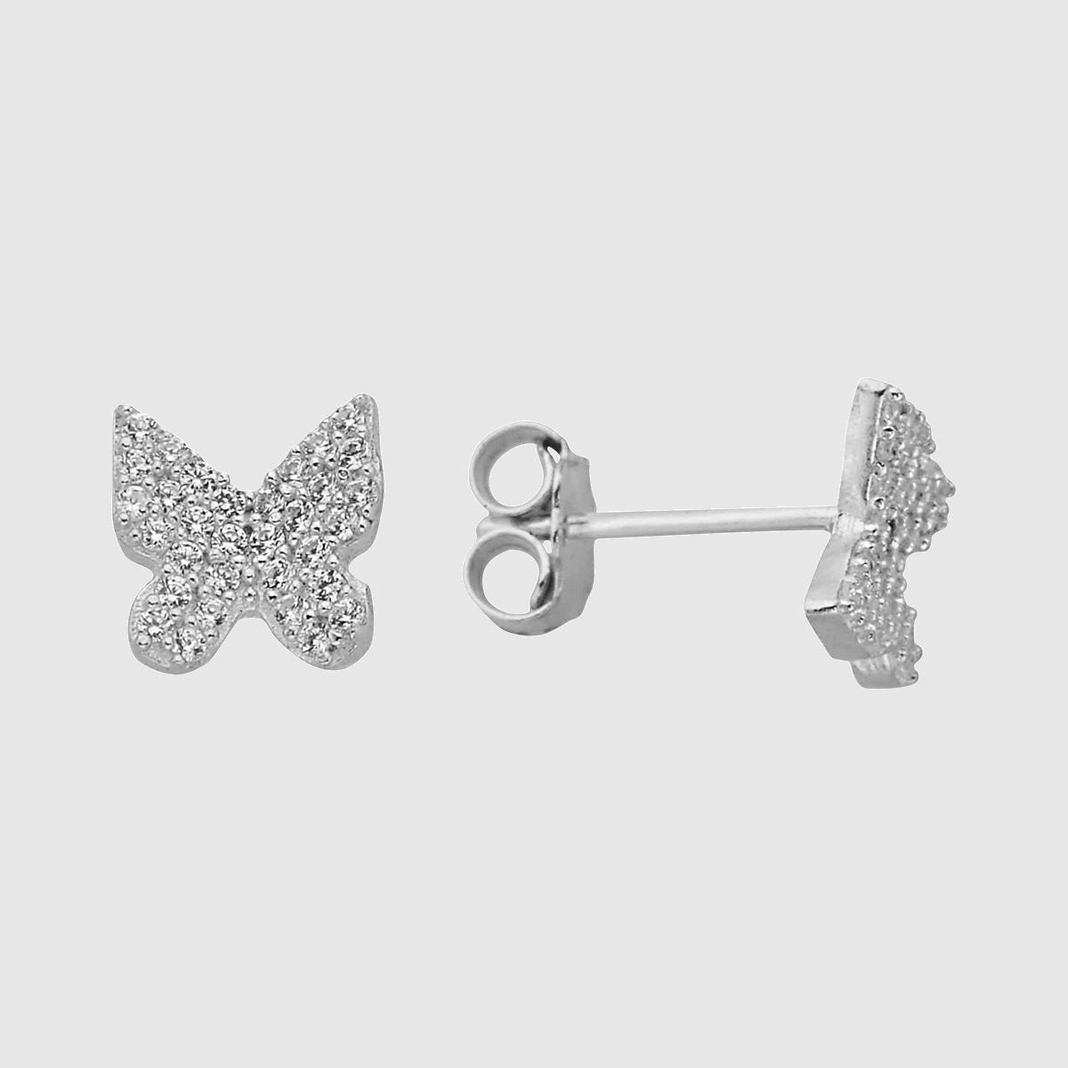 Boucle d'oreille papillon