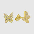 Boucle d'oreille papillon