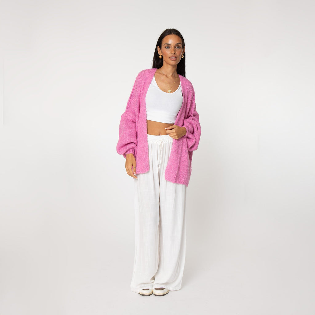 Cardigan décontracté oversize