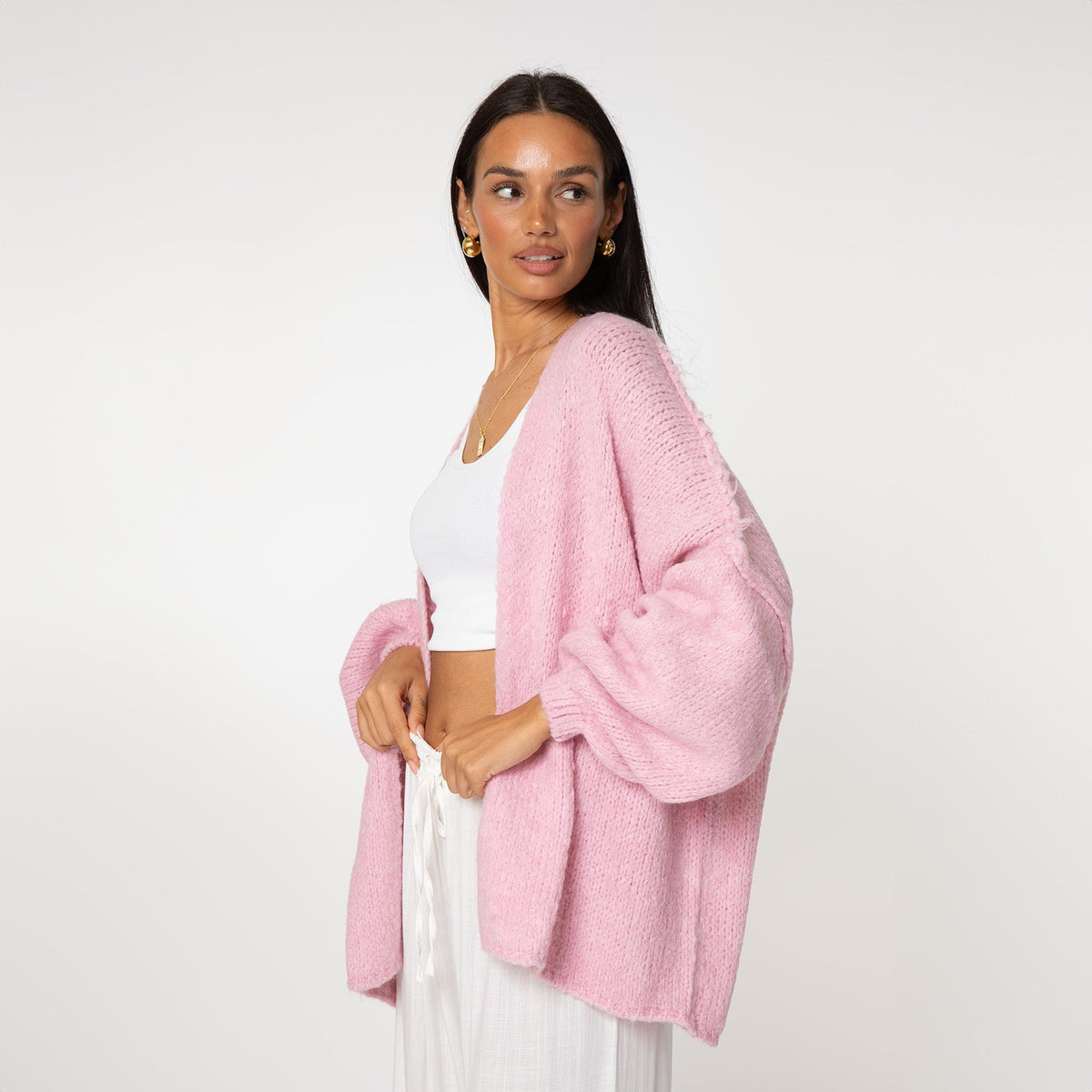 Cardigan décontracté oversize