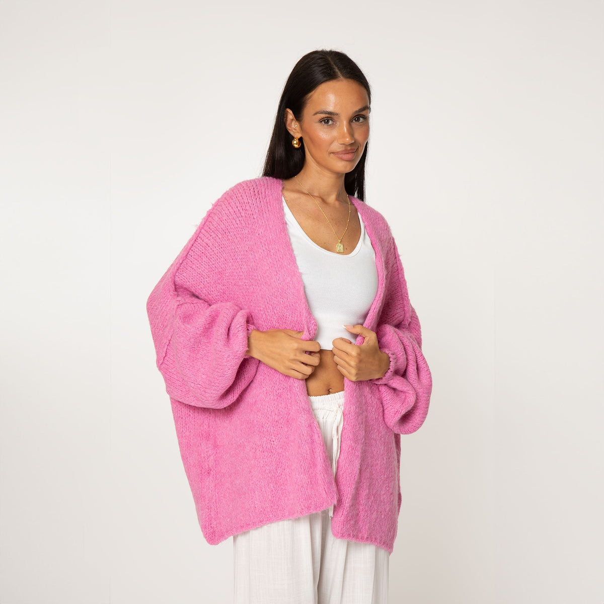 Cardigan décontracté oversize