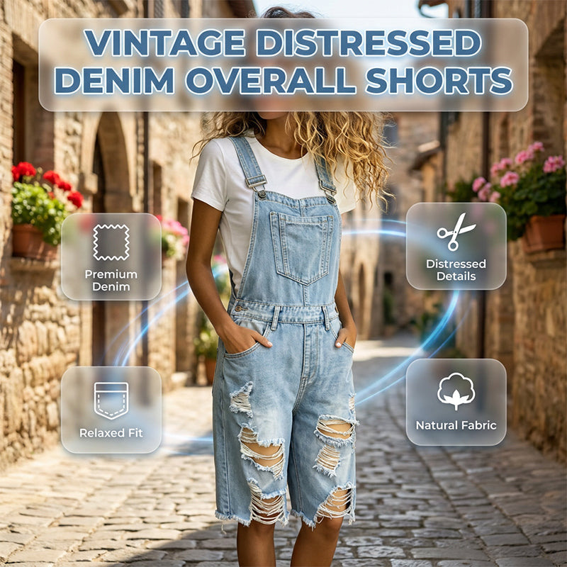 ✨🛍️Nouveauté : Salopette short classique en denim