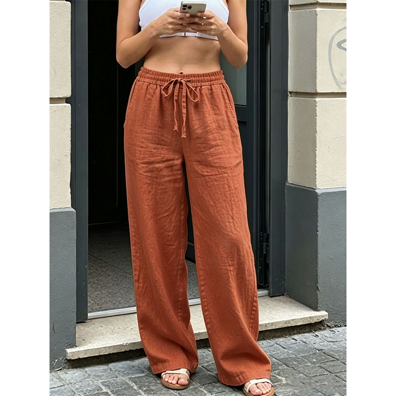 🔥 Nouveautés et meilleures ventes : pantalons décontractés pour femmes à coupe droite