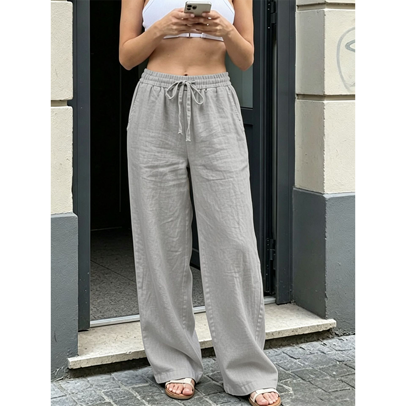 🔥 Nouveautés et meilleures ventes : pantalons décontractés pour femmes à coupe droite