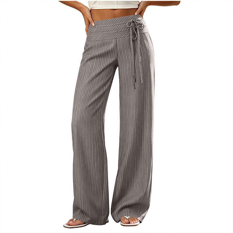 ✨ Style quotidien sans effort | Pantalon décontracté rayé à jambes larges pour femme