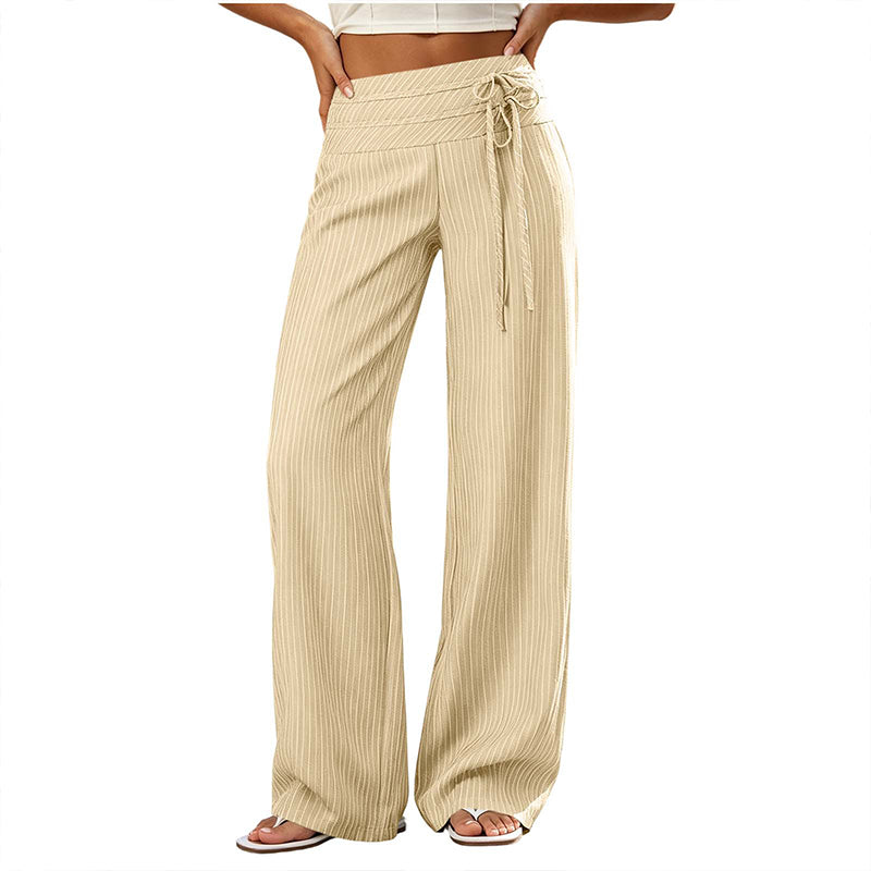 ✨ Style quotidien sans effort | Pantalon décontracté rayé à jambes larges pour femme
