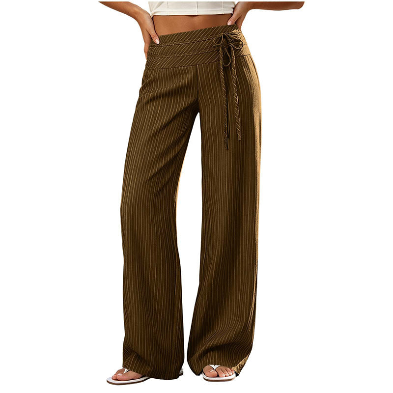 ✨ Style quotidien sans effort | Pantalon décontracté rayé à jambes larges pour femme