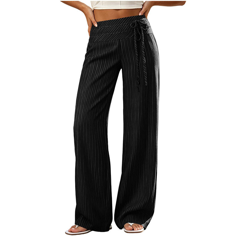 ✨ Style quotidien sans effort | Pantalon décontracté rayé à jambes larges pour femme